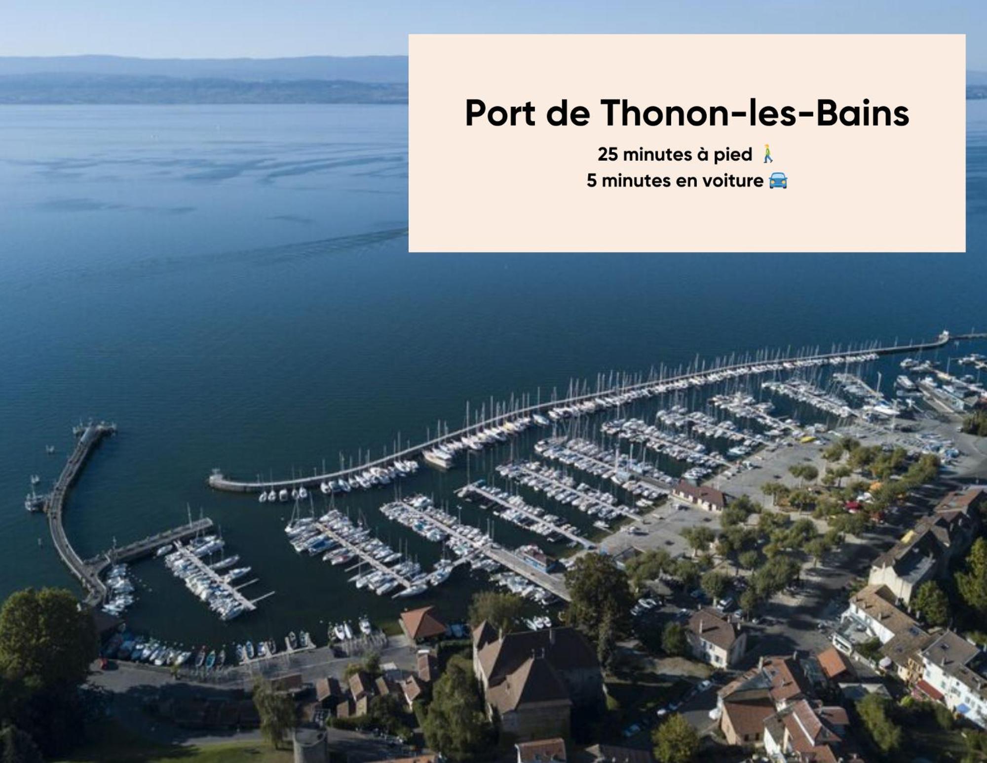 Cosy Et Moderne - Lac Leman Thonon-les-Bains Exterior foto